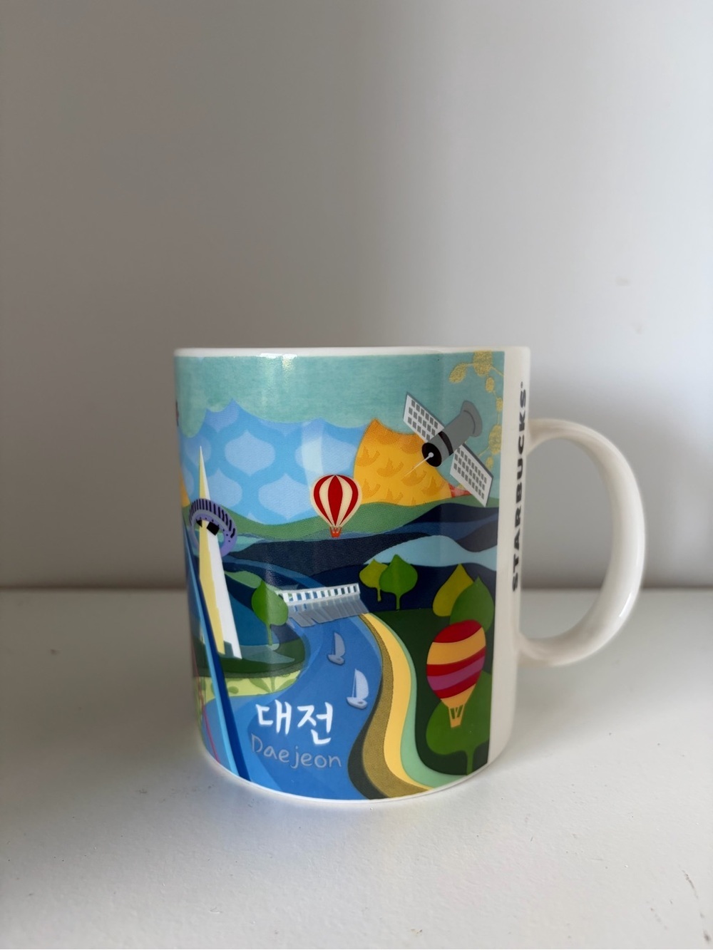 Starbucks Daejeon Korea Coffee Tea Cup City Mug Collectible 2014